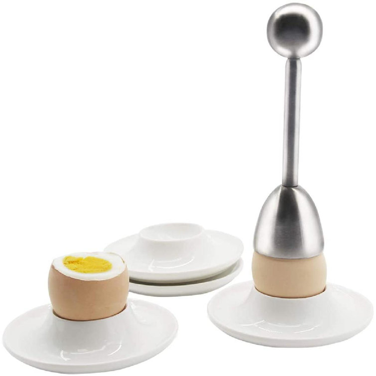 Prep & Savour Egg Cup For Soft Boiled Eggs, Egg Cups & Cracker